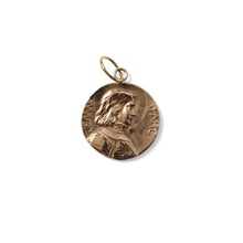 Load image into Gallery viewer, EXTRA LARGE JOAN OF ARC PENDANT- GOLD TONE