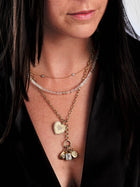 14K Gold Small Starry Night Pendant