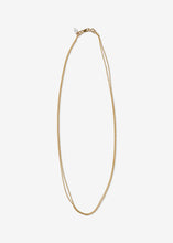 Load image into Gallery viewer, 14K Gold Double Strand Cable Link Necklace