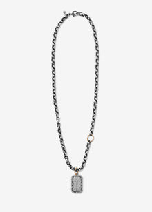 Sterling Silver Chunky Rolo Oval Link Necklace