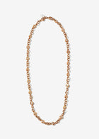 14K Gold Handcrafted Stardust Diamond Disc Necklace