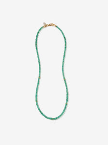 Hand-strung Colombian Emerald Necklace