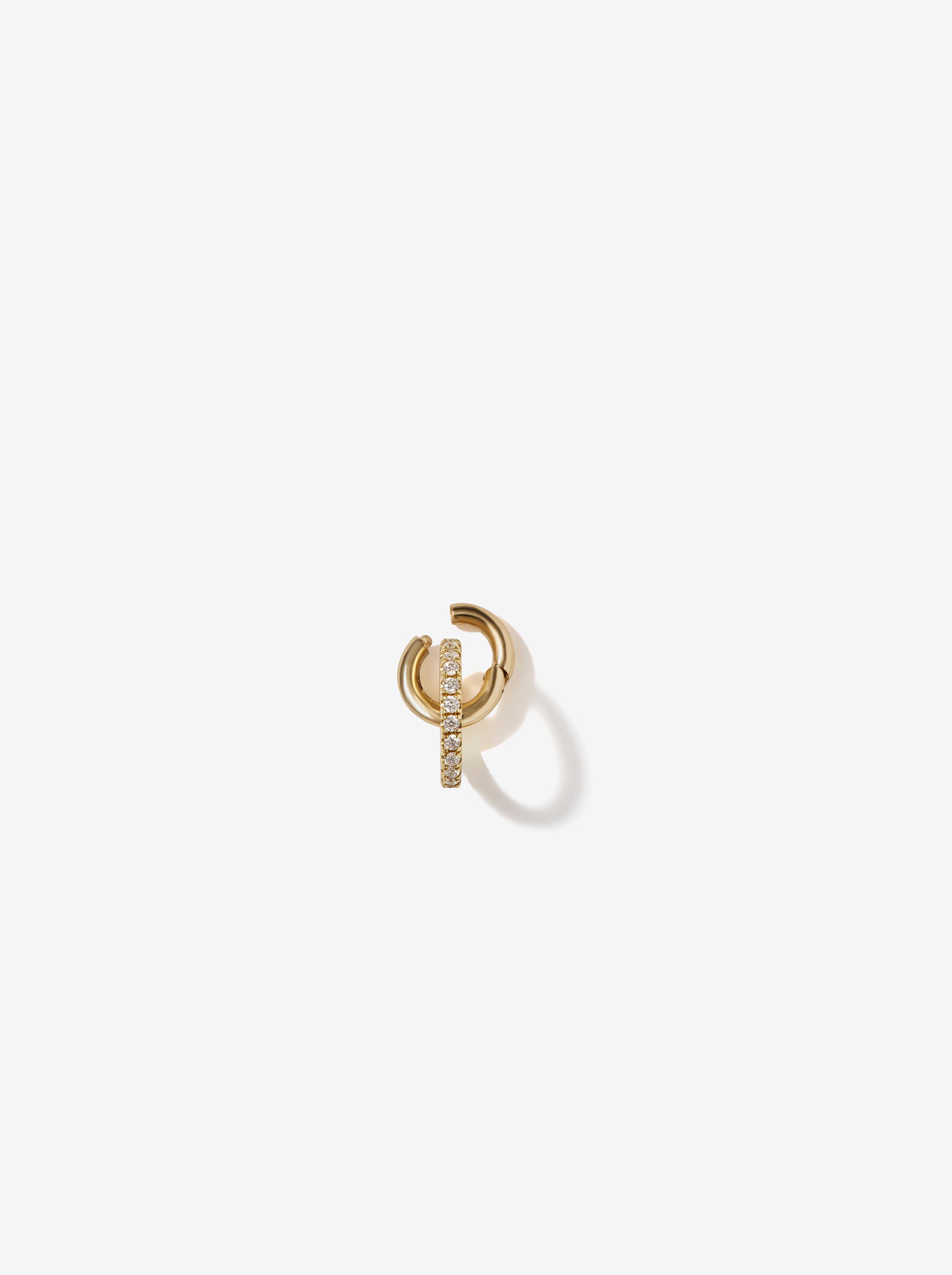 14K Gold Small Open-Out Connector Clasp