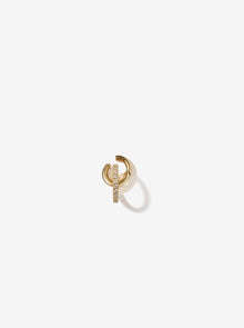 14K Gold Small Open-Out Connector Clasp