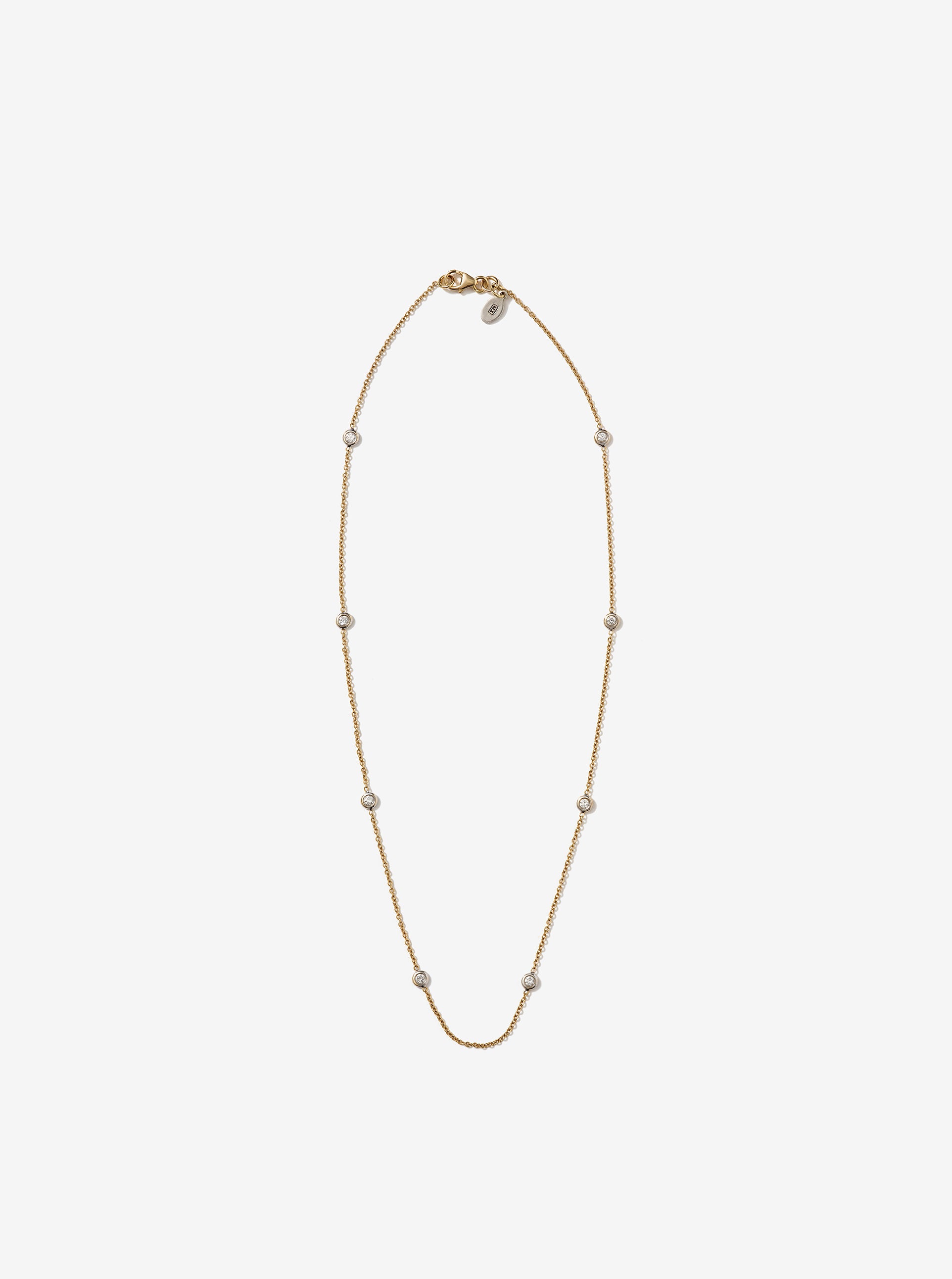 14K Gold Diamonds by the Yard Necklace
