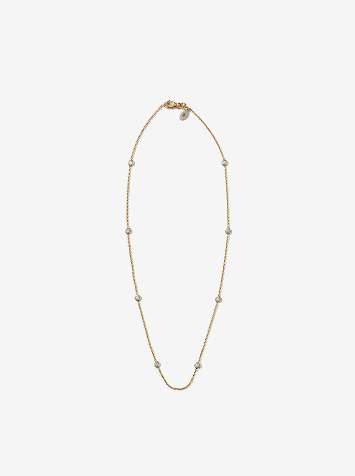 14K Gold Diamonds by the Yard Necklace
