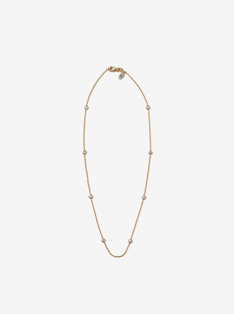 14K Gold Diamonds by the Yard Necklace
