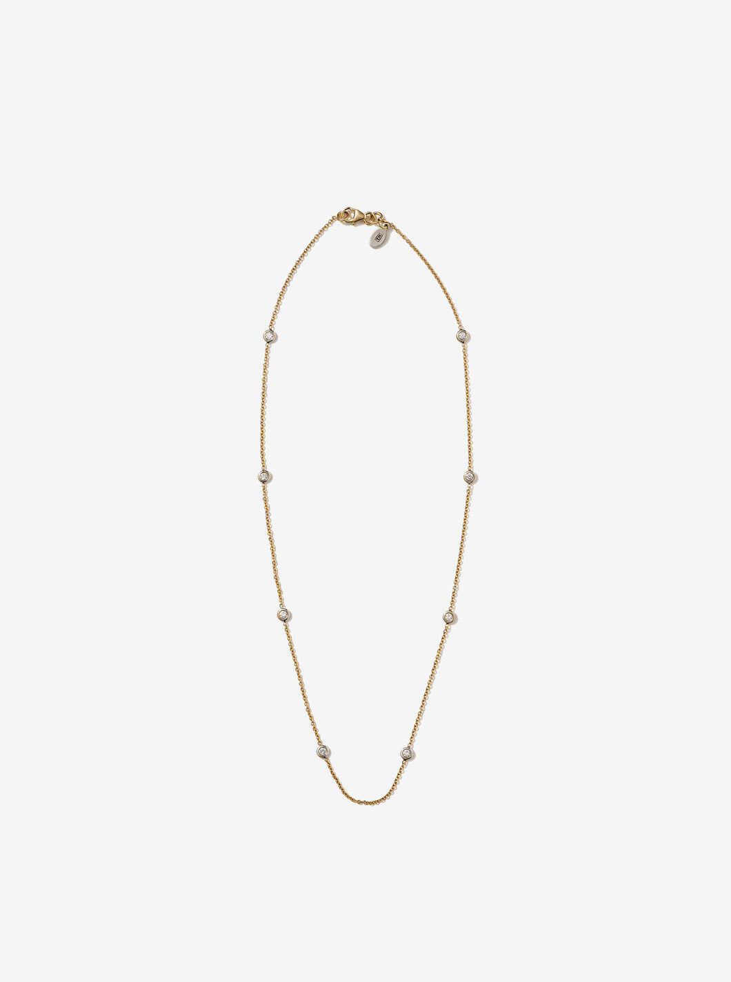 14K Gold Diamond by the Yard Necklace – 18