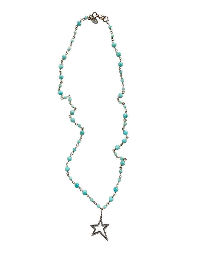 LARGE ROCKSTAR PAVE DIAMOND PENDANT