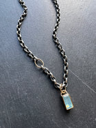 CHUNKY OVAL ROLO NECKLACE