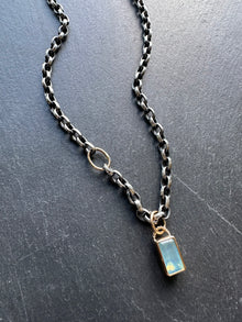 CHUNKY OVAL ROLO NECKLACE