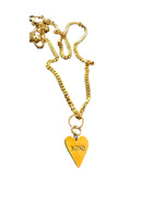 XOXO GOLD HEART PENDANT