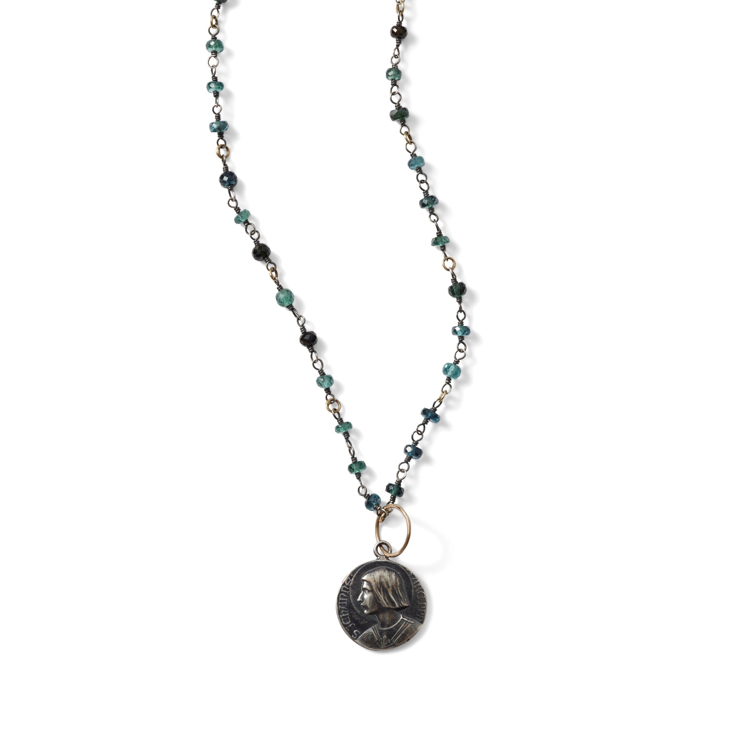 LARGE ICONIC JOAN OF ARC PENDANT
