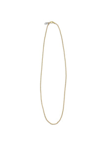 14K GOLD BEAD BALL NECKLACE