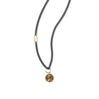 SMALL JOAN OF ARC PENDANT- GOLD TONE