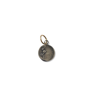 SMALL JOAN OF ARC PENDANT- STERLING SILVER