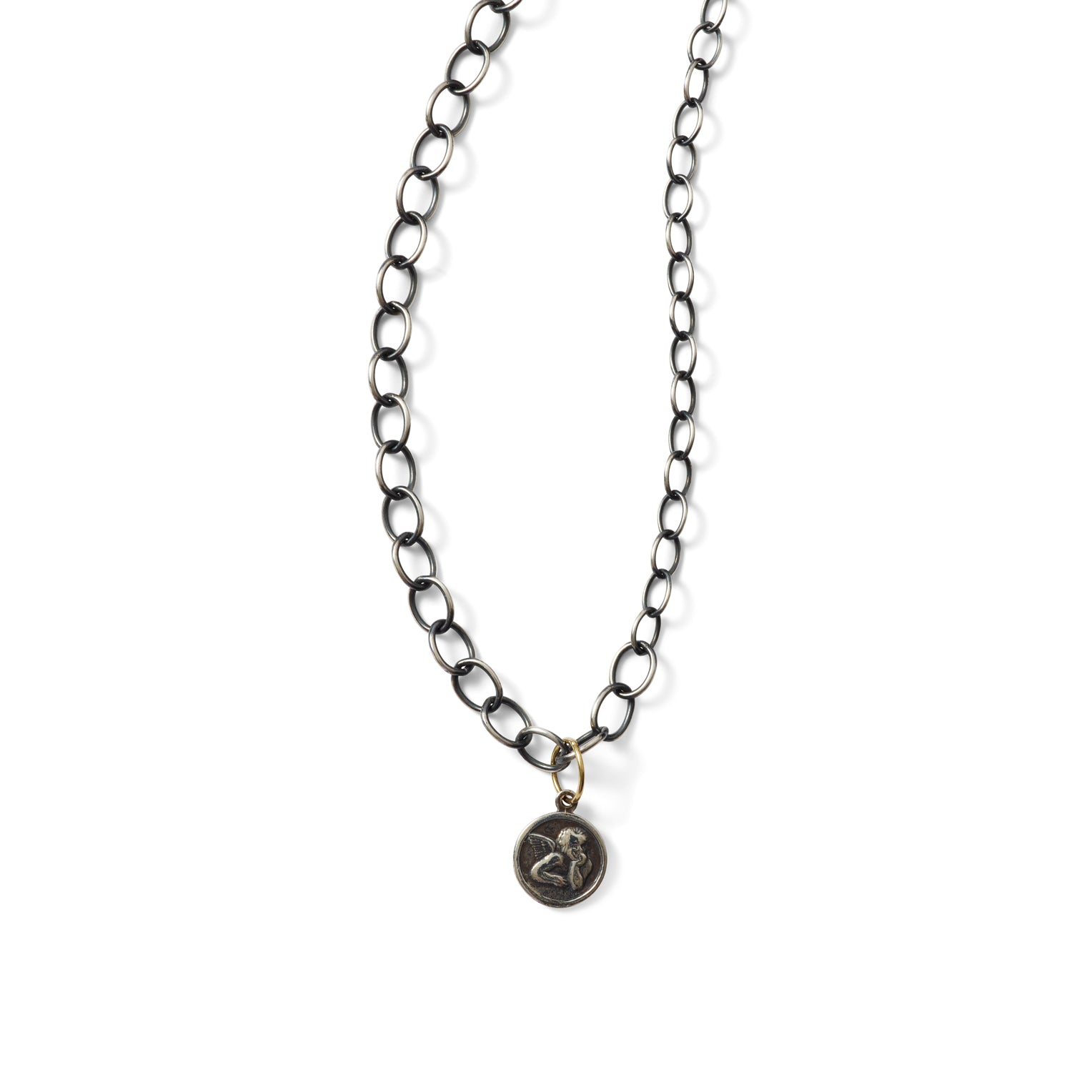 SMALL ANGEL PENDANT- STERLING SILVER