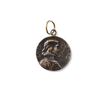Load image into Gallery viewer, EXTRA LARGE JOAN OF ARC PENDANT- BRONZE