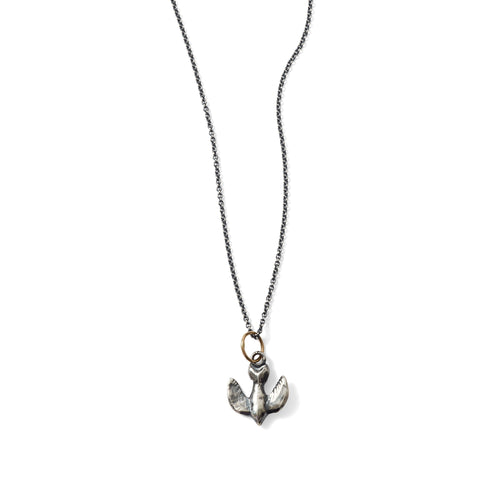 STERLING SILVER SMALL CABLE NECKLACE