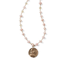 EXTRA LARGE JOAN OF ARC PENDANT- GOLD TONE