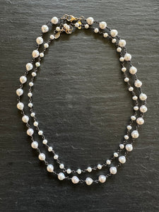 HAND STRUNG SMALL BAROQUE PEARL NECKLACE
