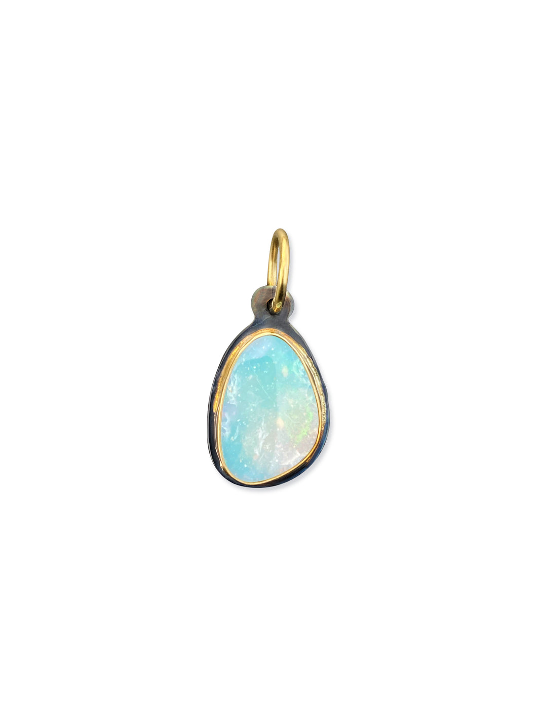 BOULDER OPAL ORGANIC SHAPED PENDANT