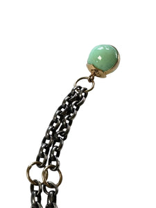 CHRYSOPRASE SPHERE NECKLACE