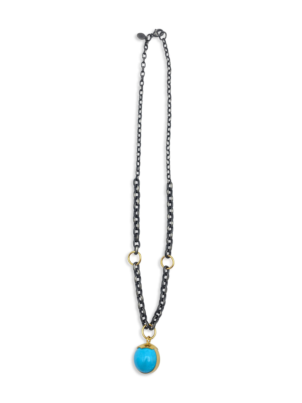 TURQUOISE SPHERE NECKLACE