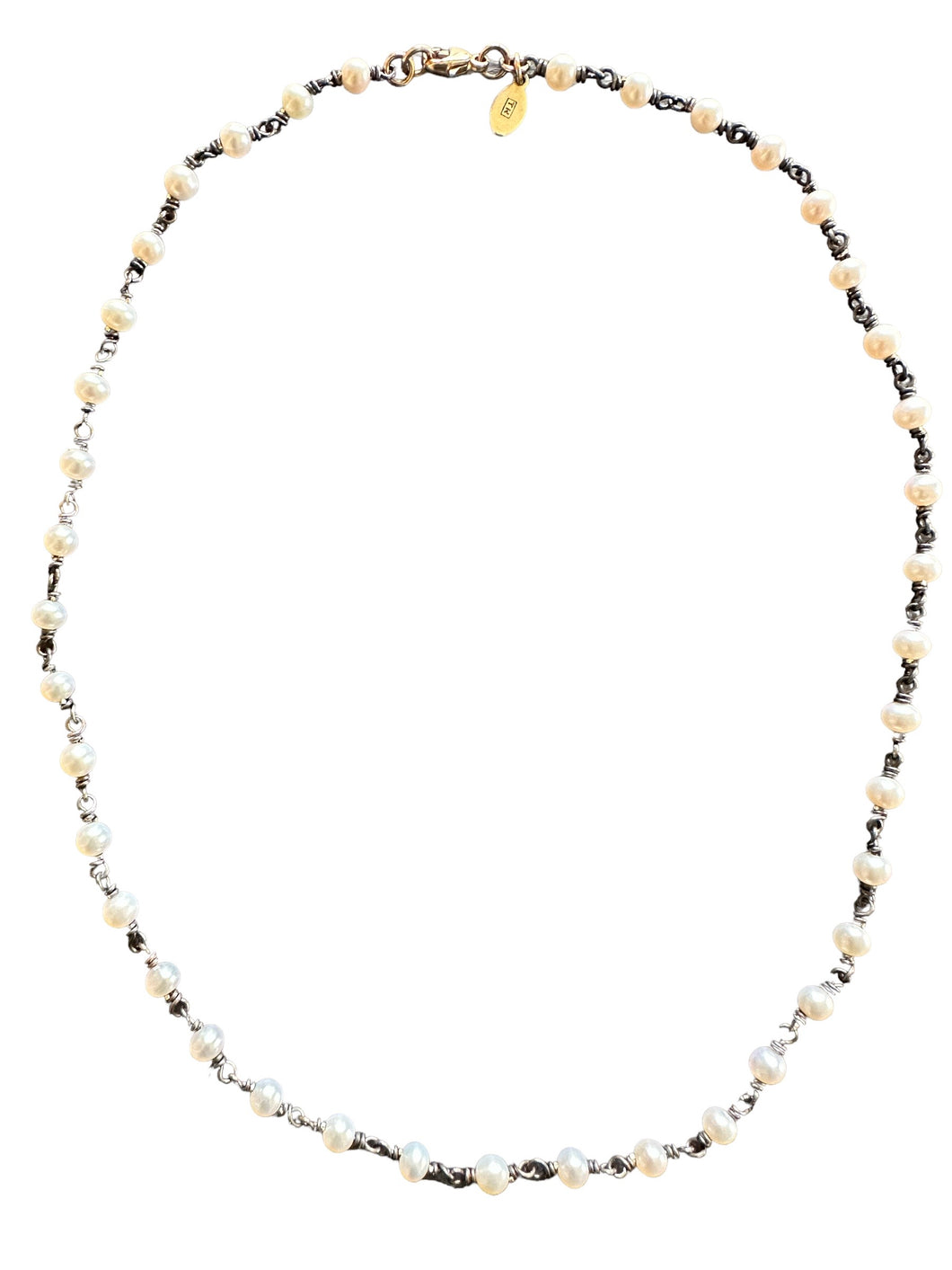 HAND STRUNG SMALL BAROQUE PEARL NECKLACE